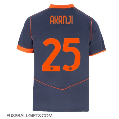 Inter Milan Manuel Akanji #25 Fußballbekleidung 3rd trikot 2025-26 Kurzarm